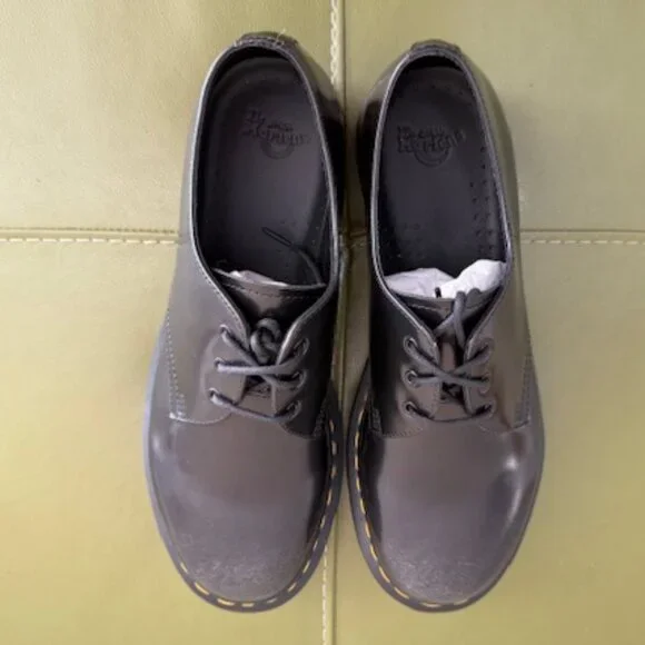 Dr. Marttens silver arcadia oxford size US womens 11 / EU 43 New in box - Picture 7 of 10